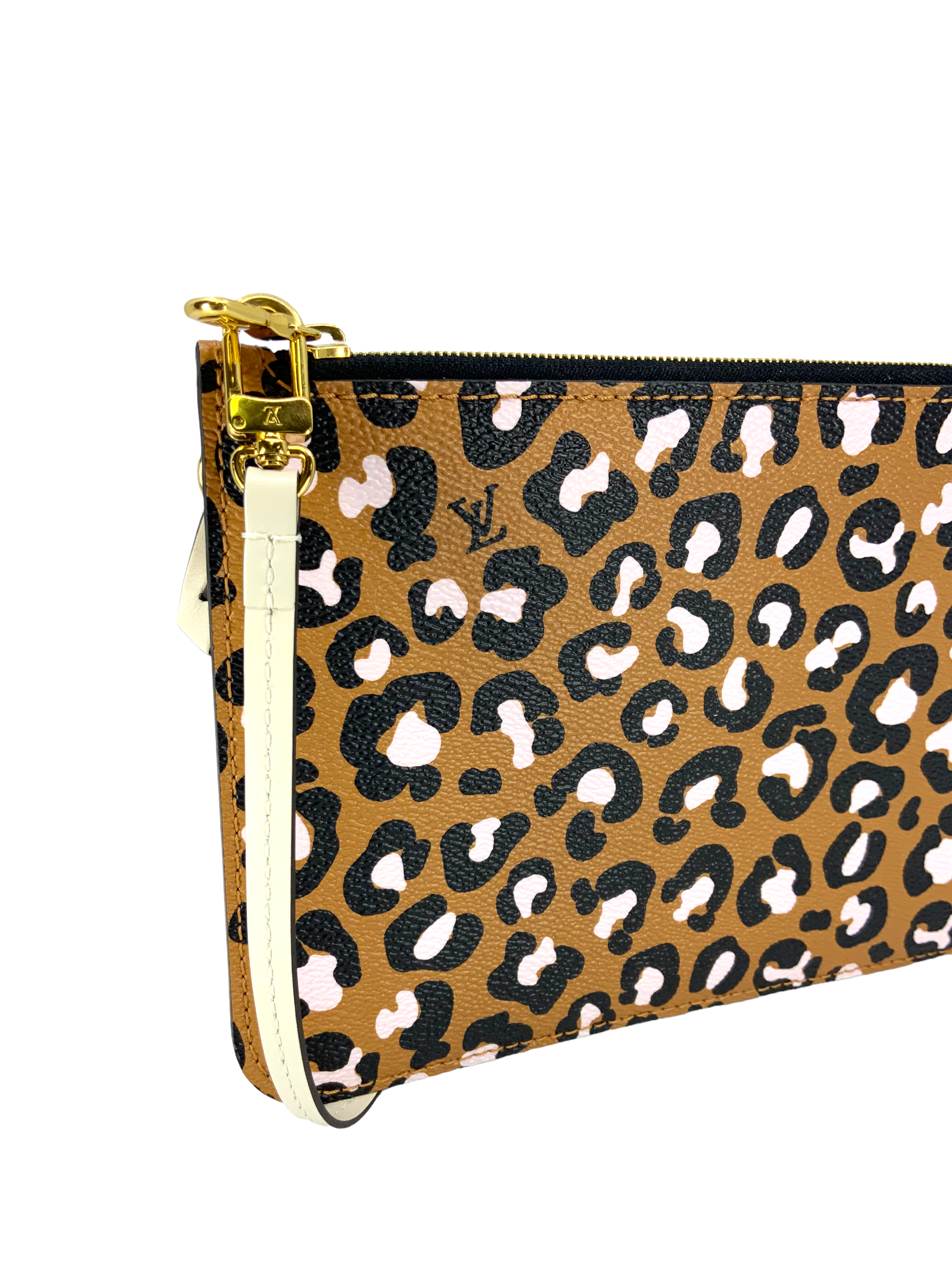 Authentic Louis Vuitton Wild at Heart Neverfull MM Bag with Pochette Wristlet - New Luxury Handbag for Women, Perfect for Work, Travel and Everyday Use