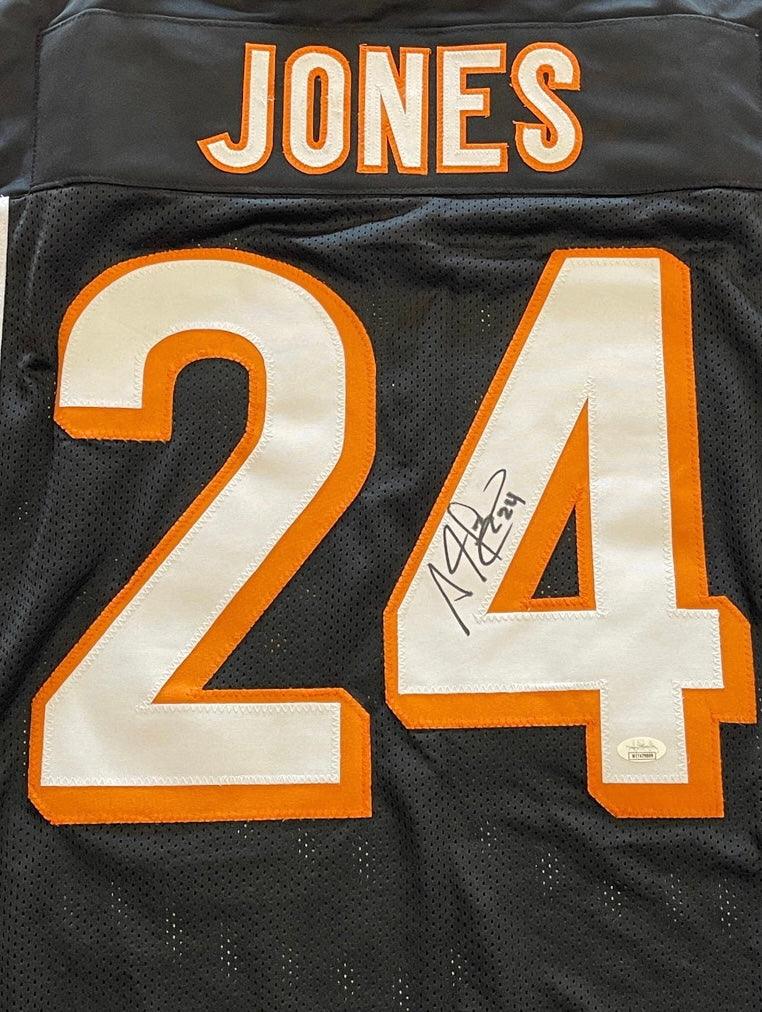 Adam Pacman Jones Autographed Cincinnati Bengals Black Football Jersey with JSA COA - Perfect for NFL Memorabilia Collectors and Sports Fans Display
