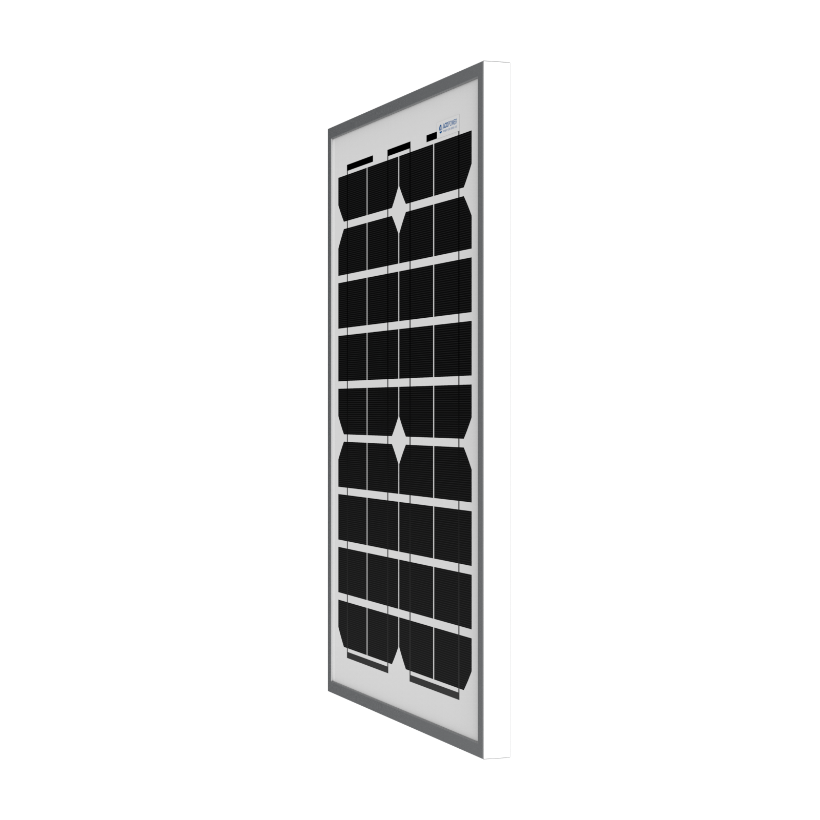 ACOPower 20W Monocrystalline Solar Panel for 12V Battery Charging - Portable Off-Grid Power for RV, Boat, Camping & Emergency Use