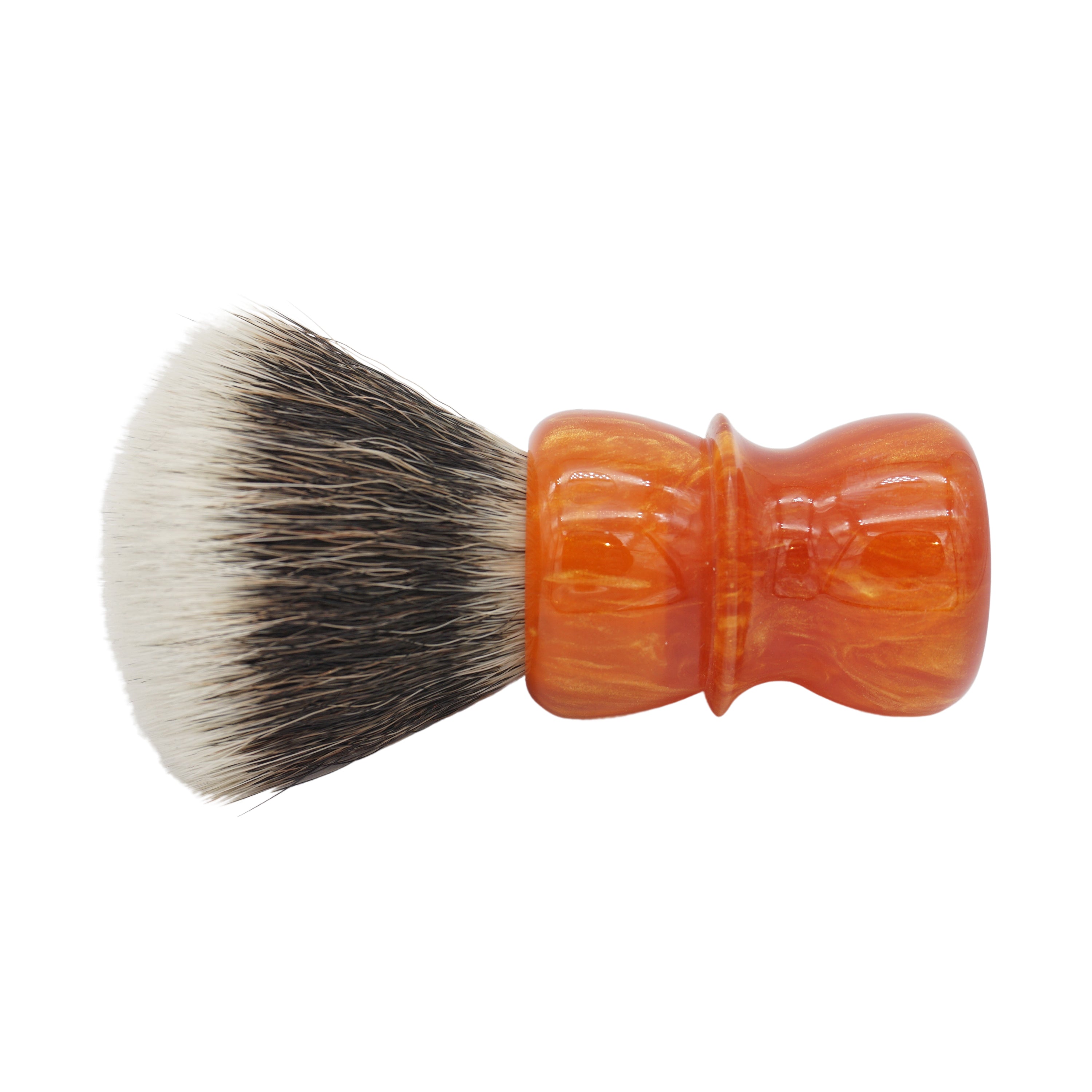 AP Shave Co. 24mm G5C Synthetic Shaving Brush - Golden Butterscotch Handle | Premium Wet Shaving Tool for Men | Perfect for Travel & Daily Grooming Routine