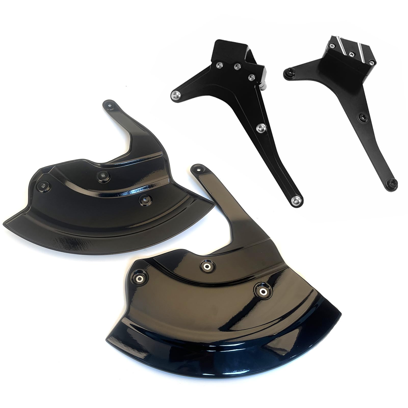 High-Quality Motorcycle Front Brake Caliper Covers for BMW S1000RR S1000R M1000RR M1000R 2019-2024 - Durable Motorbike Front Wheel Radiator Guard (Black) - Perfect for Racing, Street Riding & Bike Protection