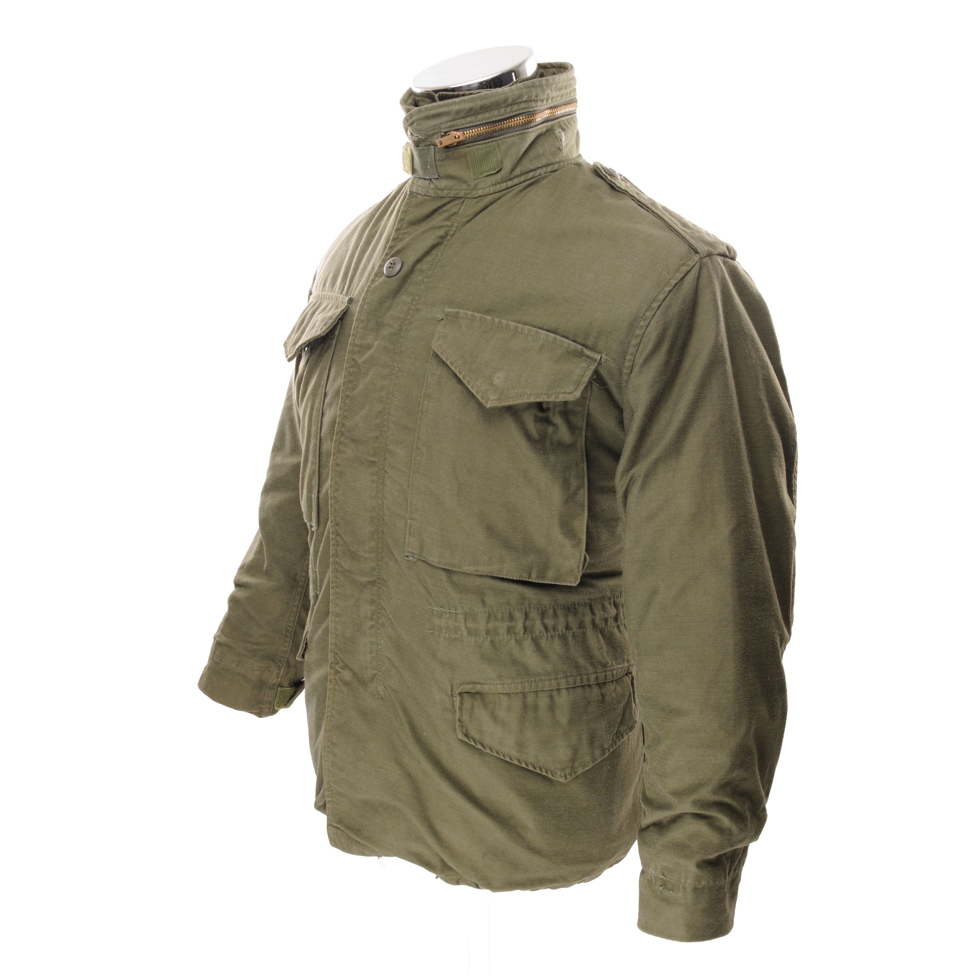 Vintage US Army M65 Field Jacket - 1965 to 1987 Era Military Coat - XSmall Short Size - Authentic Military Surplus for Outdoor Adventure & Urban Style