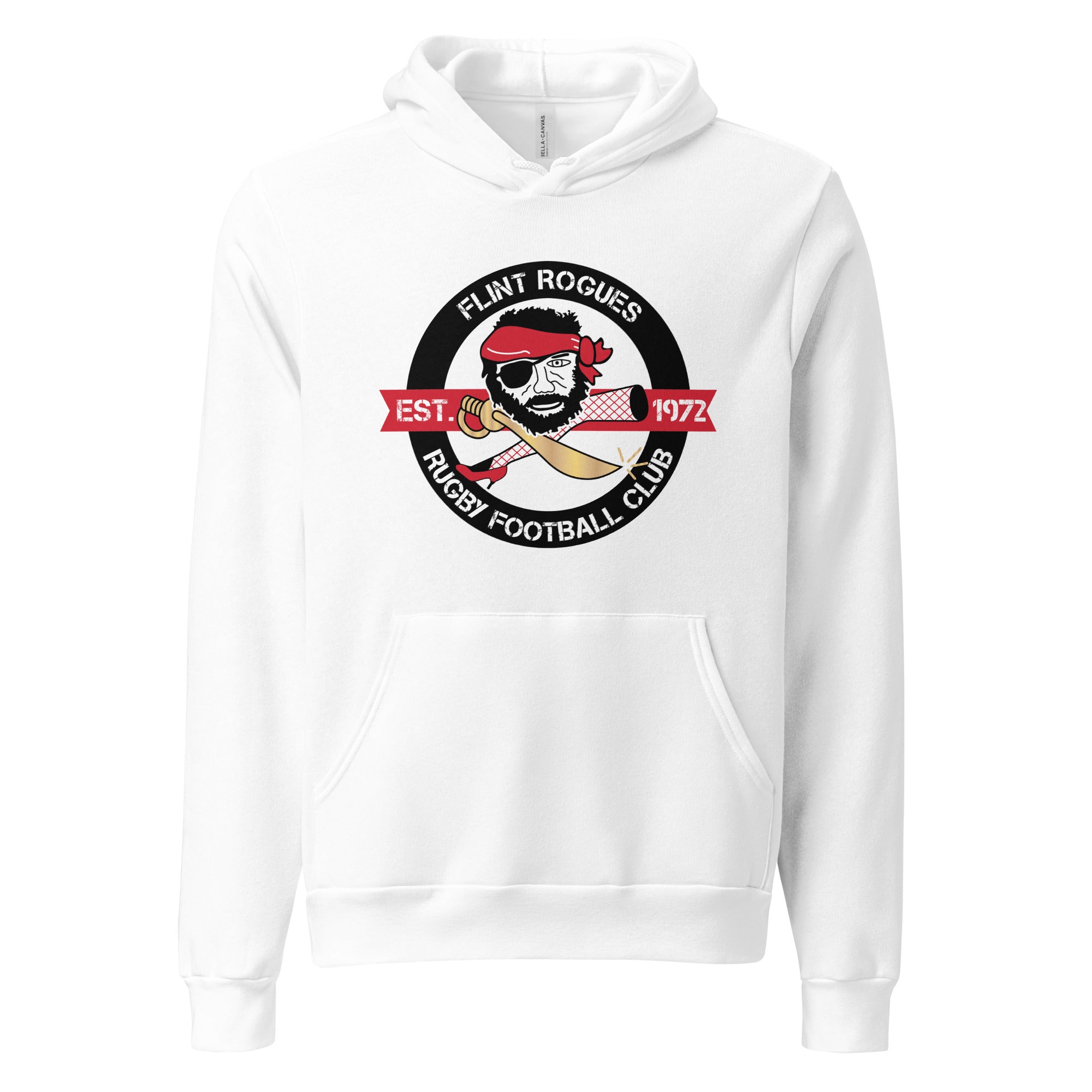 Flint Rogues RFC Social Hoodie - Men's & Women's Casual Pullover Sweatshirt for Streetwear & Outdoor Activities | Comfortable & Stylish Unisex Hooded Sweater