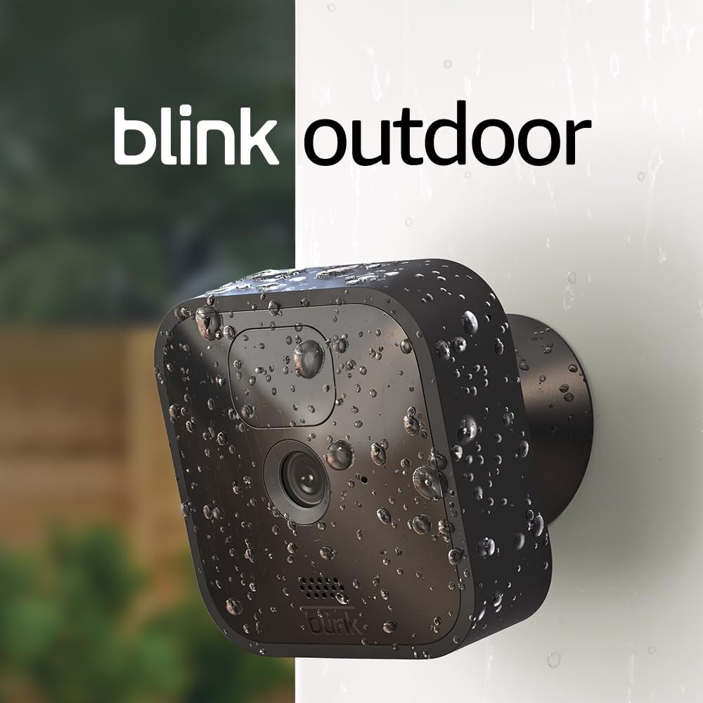 Blink Outdoor 3-Camera Security System with Sync Module - Wireless HD Smart Home Camera, 2-Year Battery Life, Motion Detection, Alexa Enabled - Perfect for Home, Garage & Backyard Surveillance