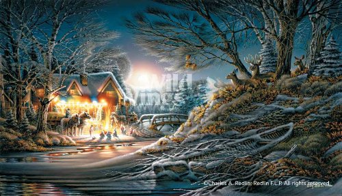Wild Wings Toasting Marshmallows 14x24 Inch Terry Redlin Art Print - Nature & Wildlife Wall Decor for Cabin, Lodge, or Home Office