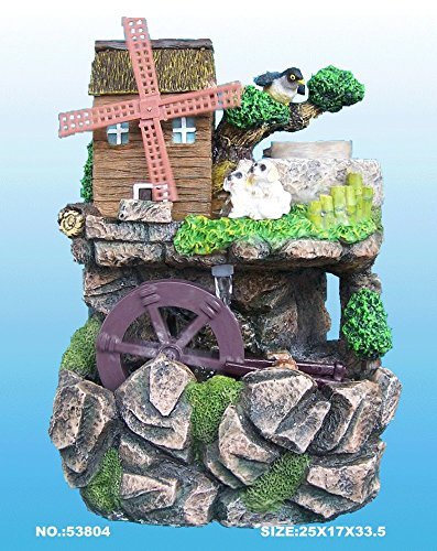 House Shape Water Fountain - Decorative Outdoor Garden Fountain for Patio, Yard, and Landscaping | Relaxing Water Feature for Home & Garden Decor