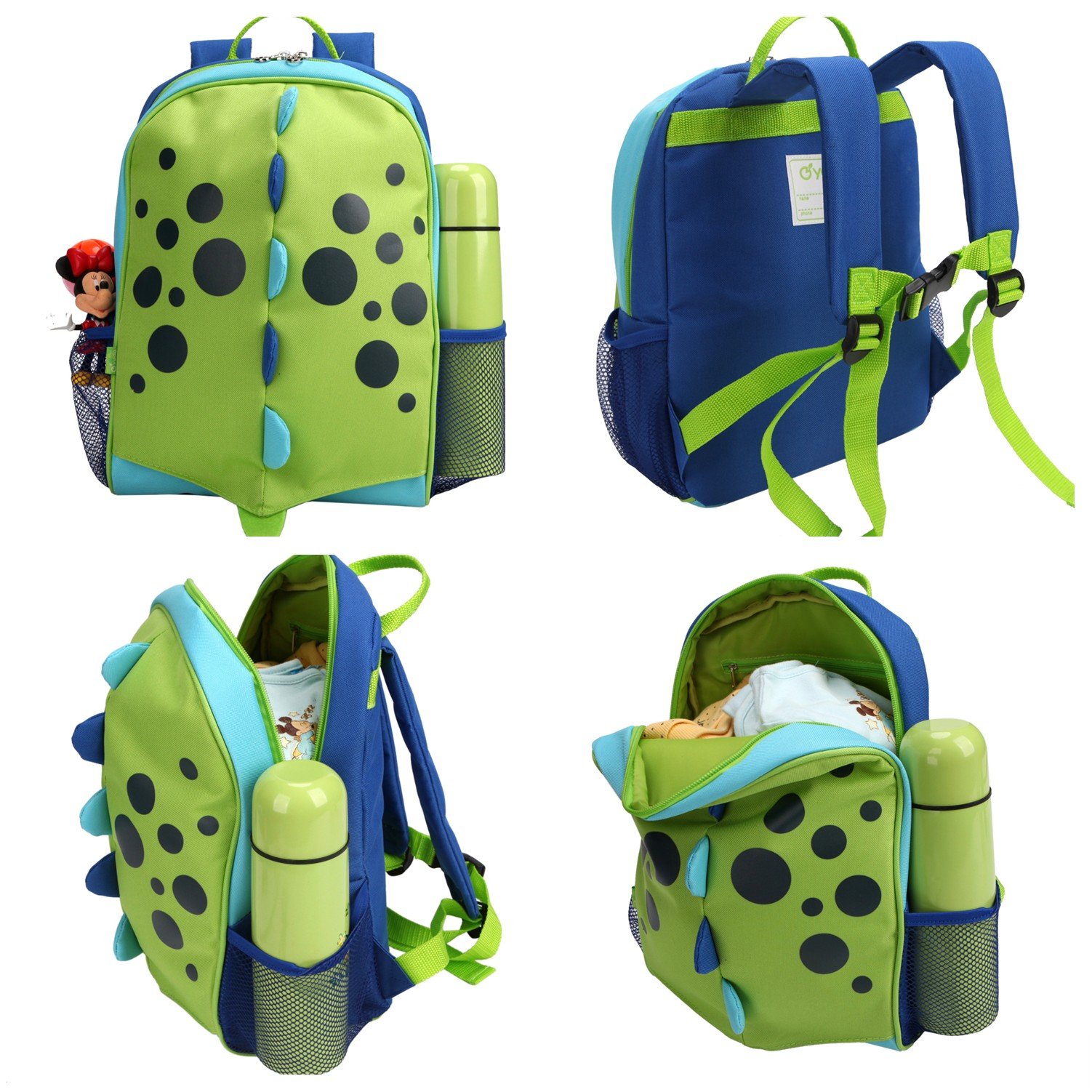 Yodo Toddler Backpack for Boys & Girls - Lightweight Pre-K School Bag with Adjustable Chest Strap & Name Tag - Perfect for Daycare, Preschool & Travel