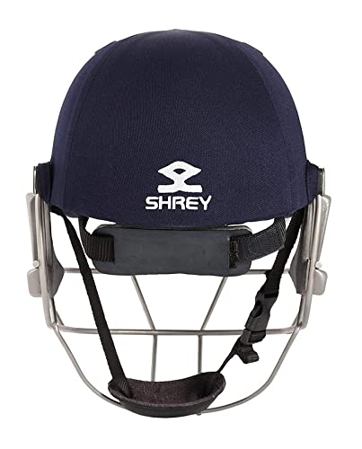 Shrey Pro Guard Air Stainless Steel Cricket Helmet for Men - Lightweight Protective Headgear with Ventilation & Mesh Storage Bag - Perfect for Practice, Matches & Training Sessions