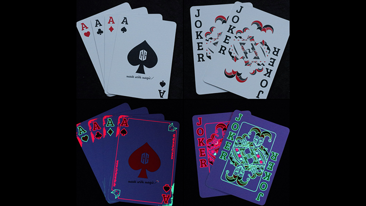 Chris Cards Glow V2 - Premium Glow-in-the-Dark Playing Cards for Magic Tricks, Poker Nights & Party Games | Perfect for Cardistry, Collectors & Gift Giving