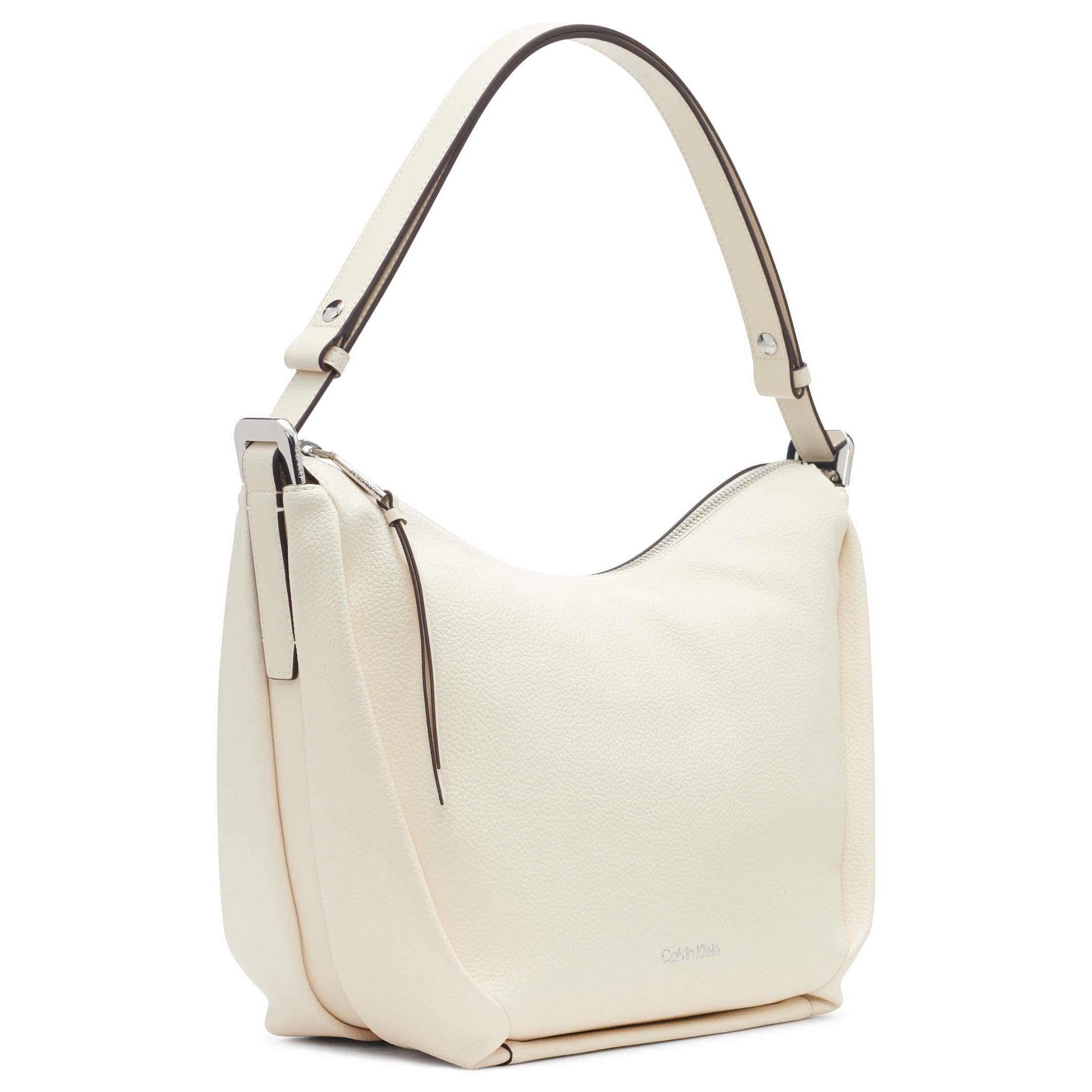Calvin Klein Prism Top Zip Convertible Hobo Shoulder Bag for Women | Fashionable Crossbody & Tote Purse | Perfect for Work, Travel & Everyday Use