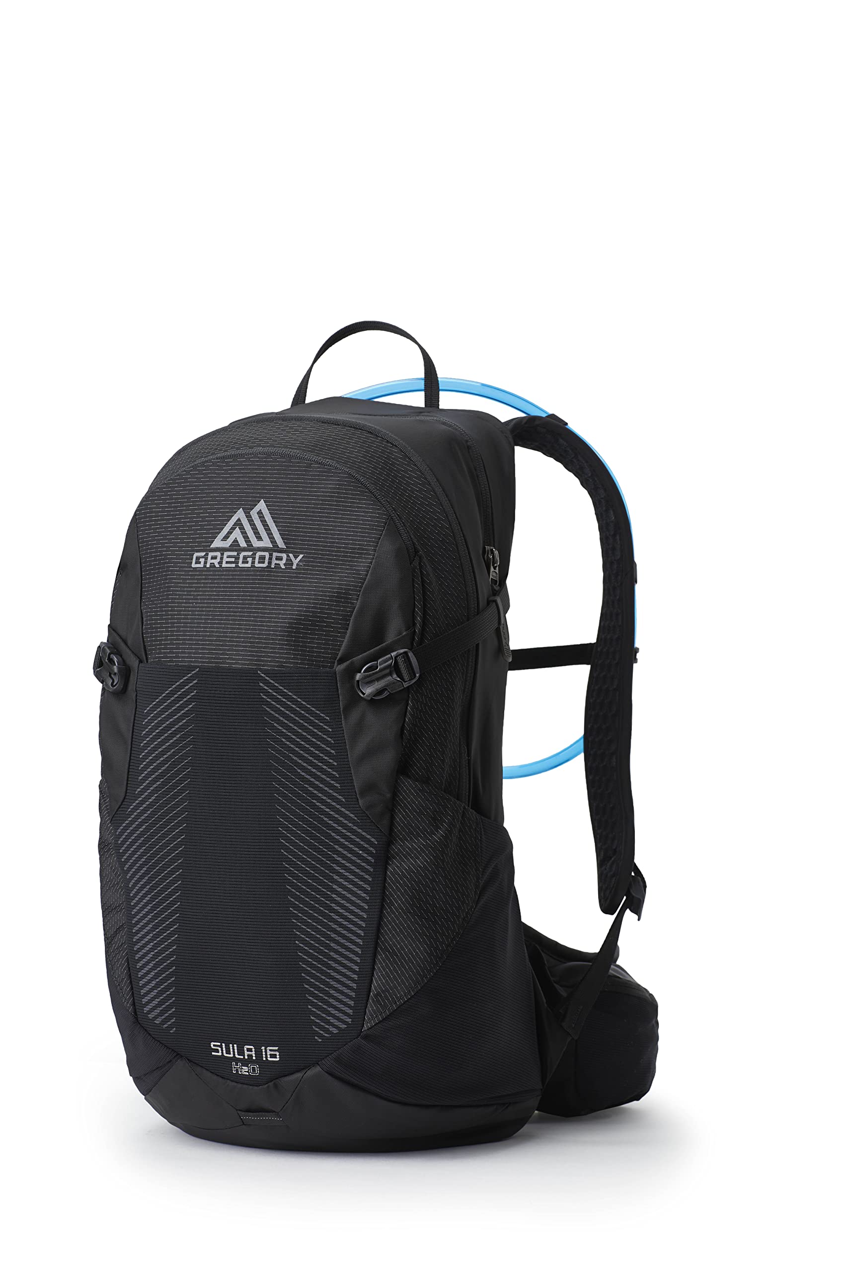 Gregory Sula 16 H2O Hydration Backpack for Women - Lightweight Hiking & Mountain Biking Pack with Water Reservoir - Adjustable One Size Fits All - Aurora Black - Perfect for Outdoor Adventures, Trail Running & Day Trips