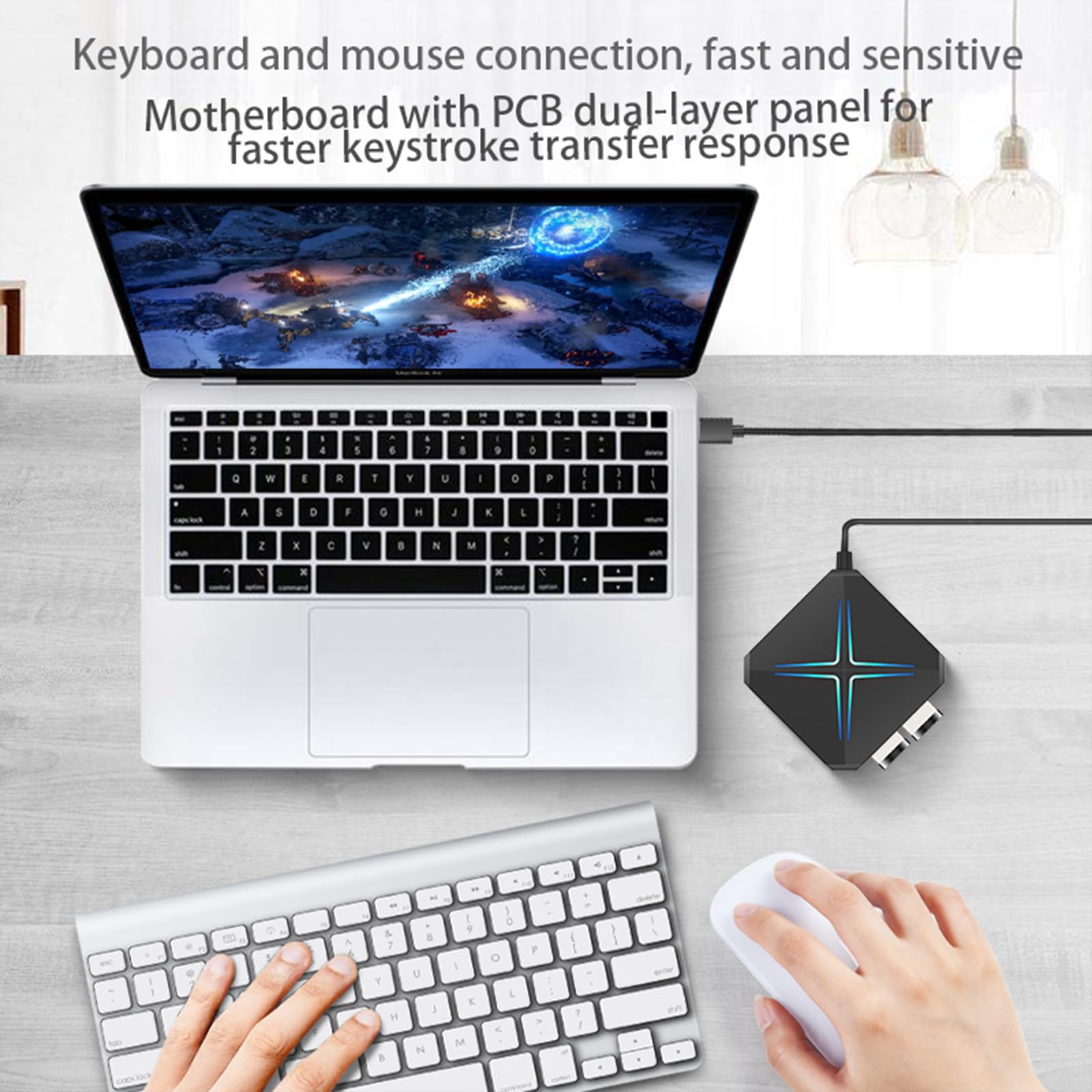 PEIYUI S24 Ultra External USB Sound Card - 3.5mm Audio Adapter for PC, Windows, Mac, Linux - Plug & Play Stereo Sound Card with Volume Control for Laptops, Desktops - Perfect for Gaming, Streaming & Music Production