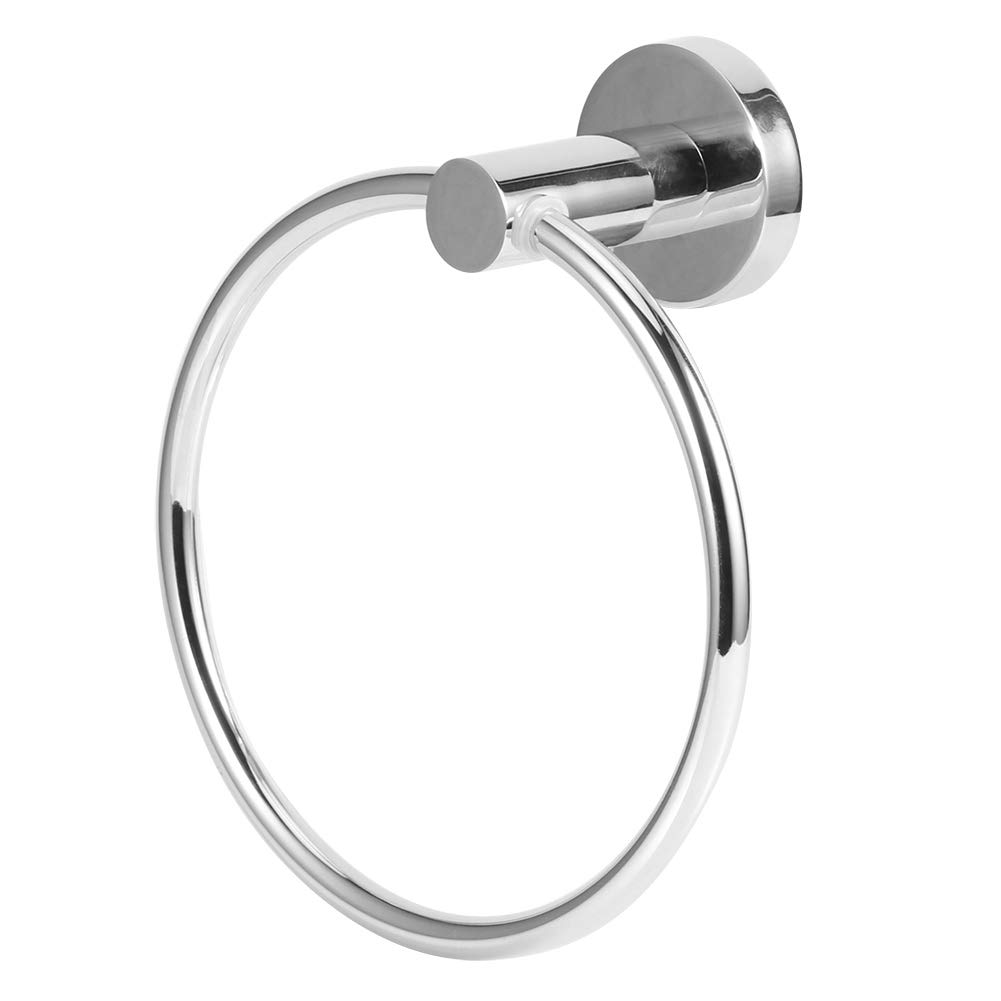 Stainless Steel Towel Holder - Durable Mirror Finish Bathroom Towel Rack for Hanging Towels - Perfect for Bathroom, Kitchen, and Spa Organization