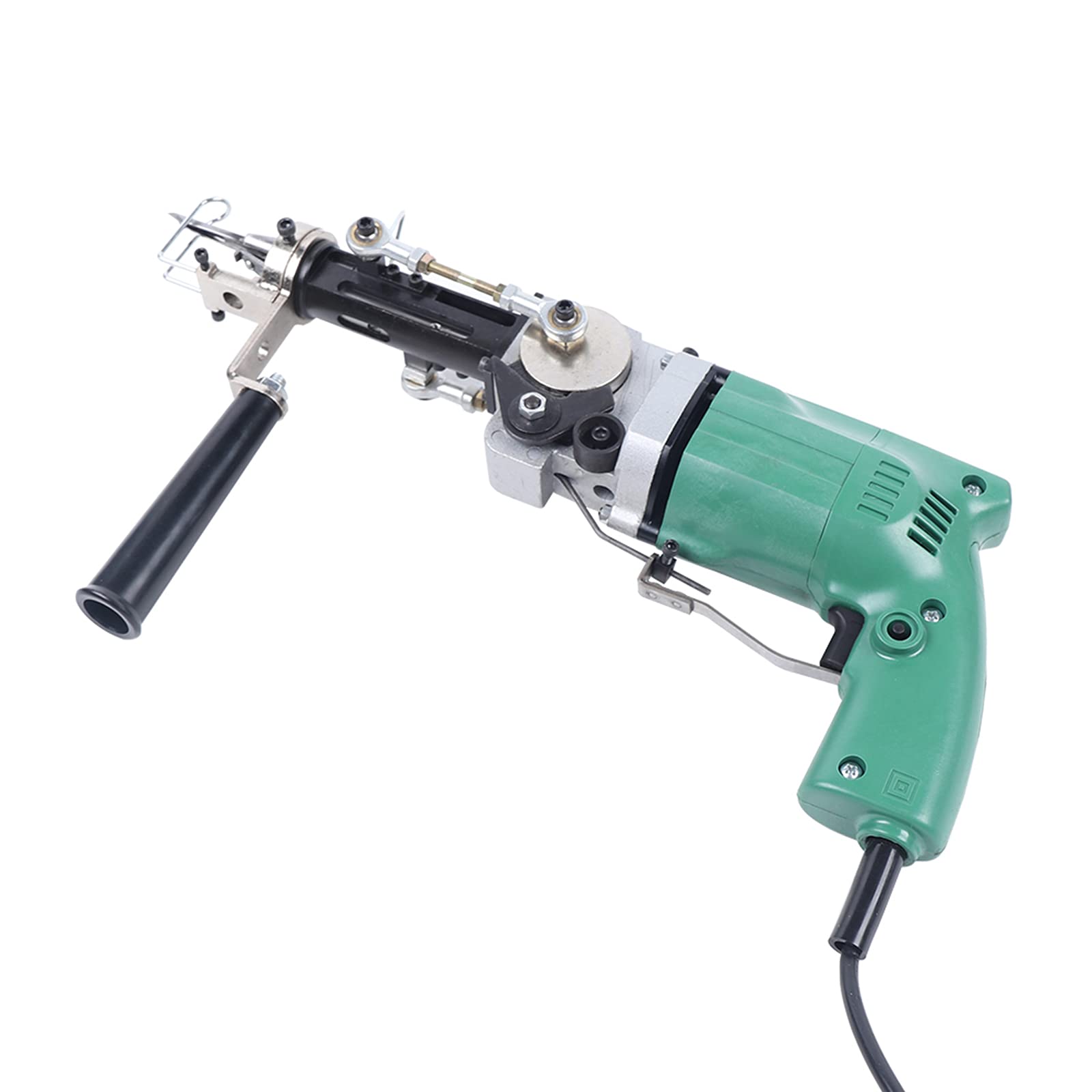 240W Industrial Carpet Tufting Gun - 2400RPM Electric Carpet Weaving Machine for Loop Pile & Cut Pile - Professional Flocking Tool for DIY Home Decor & Rug Making Projects