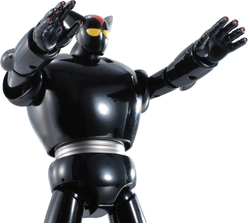 Bandai Soul of Chogokin GX-29R Black Ox Tetsujin 28 Go Die-Cast Metal Action Figure - Collectible Robot Toy for Anime Fans & Display
