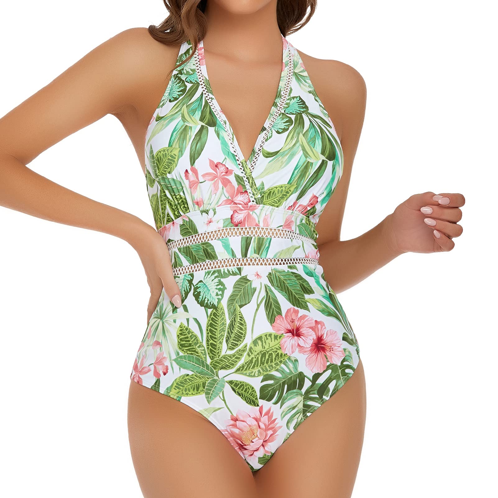 **Edelqual One Piece Swimsuit for Women - Slimming Tummy Control Bathing Suit | High Waisted Swimwear for Beach, Pool & Vacation**