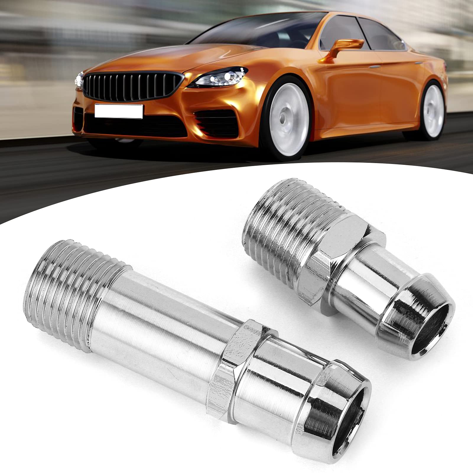Universal Heater Hose Fitting - 2PCS Straight Connector for 3/4