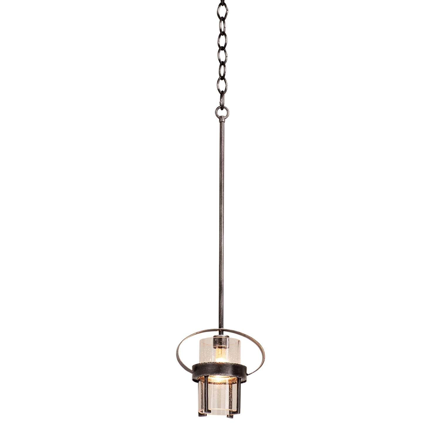 Kalco Lighting 2896VI Bexley 1-Light Mini Pendant - Modern Small Ceiling Light Fixture for Kitchen Island, Dining Room, or Bedroom Decor