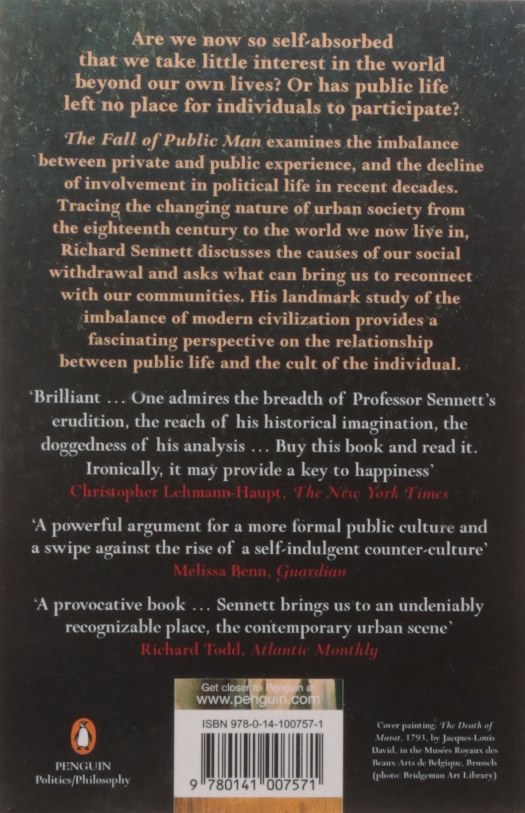 The Fall of Public Man - Book on Modern Society & Human Relationships | Perfect for Sociology Students & Social Science Enthusiasts