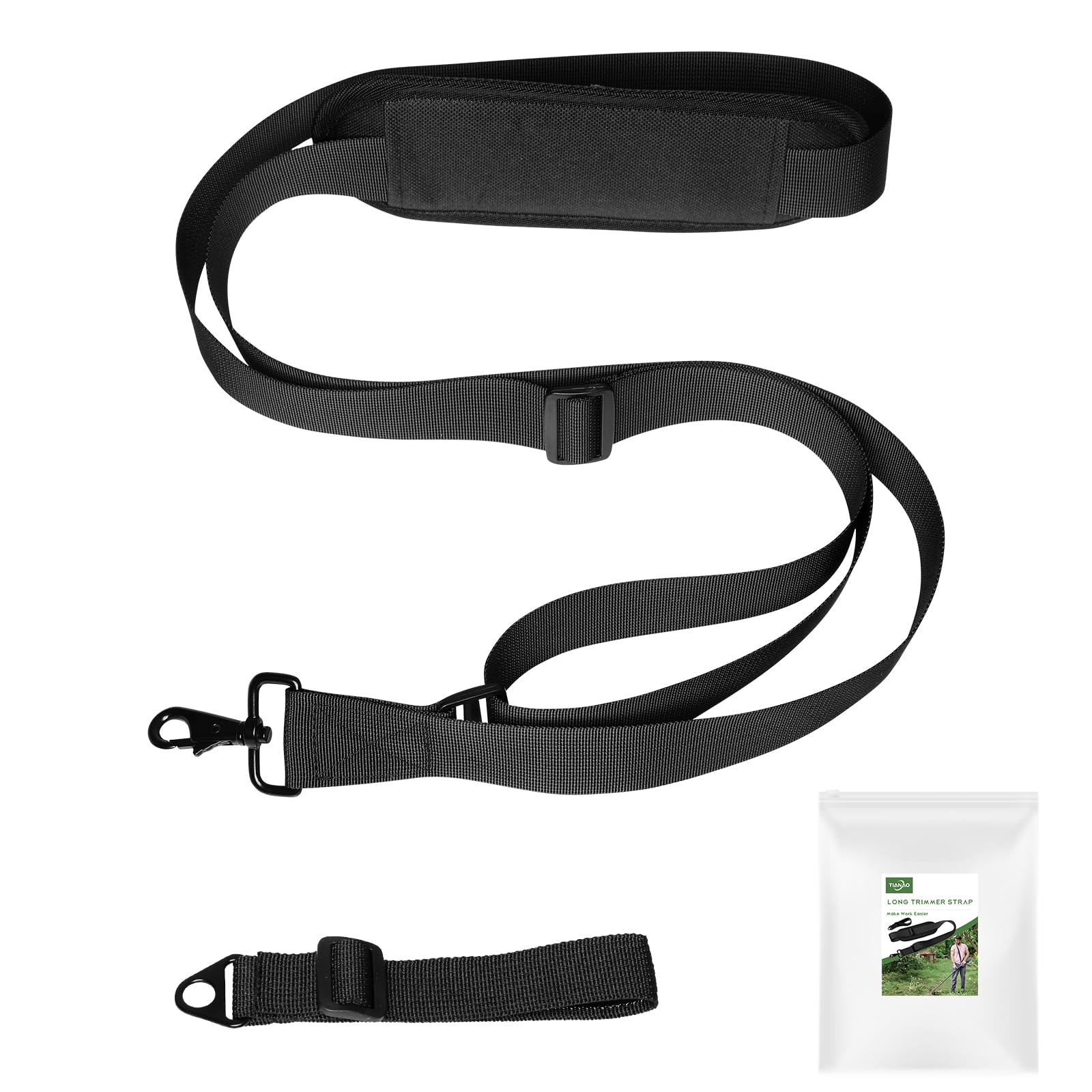 Universal Weed Eater Shoulder Strap - Compatible with EGO String Trimmer & Leaf Blower - Durable & Adjustable Trimmer Harness for Landscaping & Yard Work