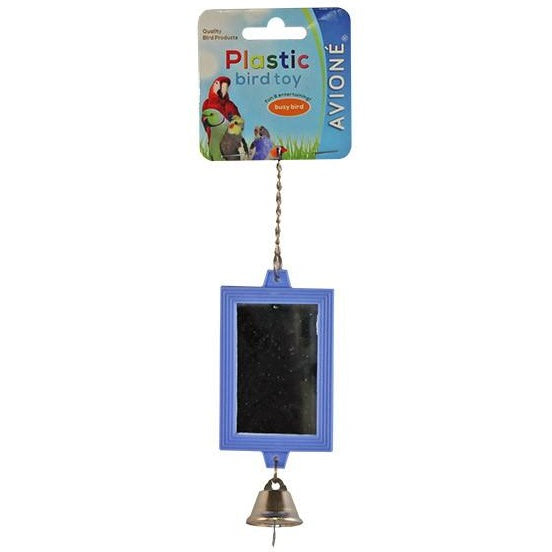 Stylish Rectangular Wall Mirror with Decorative Bell - Perfect for Home Decor, Bedroom, Living Room & Entryway