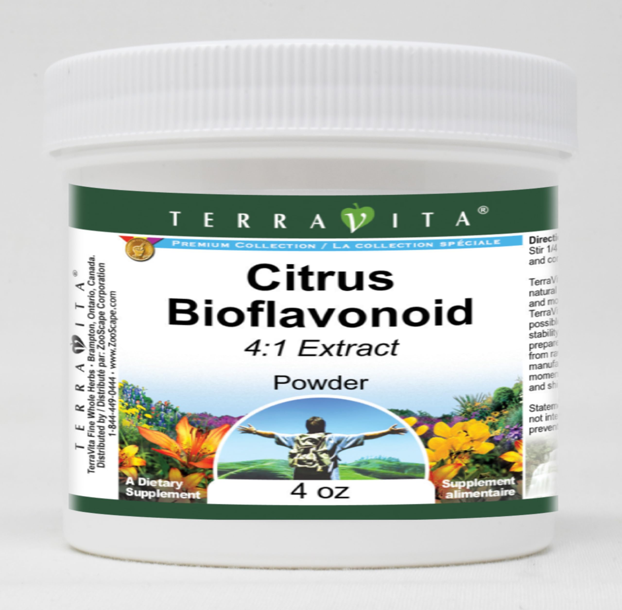 Premium Citrus Bioflavonoid 4:1 Extract Powder - 4 oz (ZIN: 519856) | Immune Support & Antioxidant Supplement for Wellness, Smoothies & Healthy Recipes