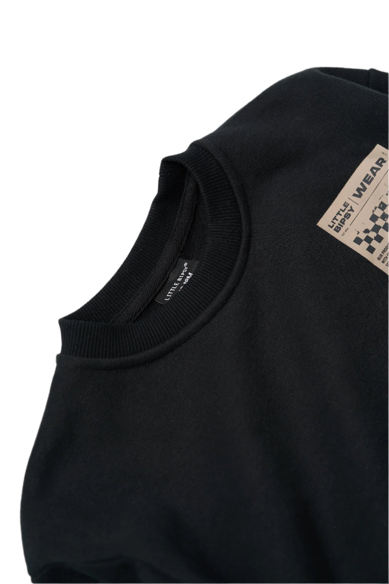 Premium Black Core Values Elevated Crewneck Sweatshirt - Comfortable & Stylish for Casual Wear, Street Fashion, and Everyday Outfits