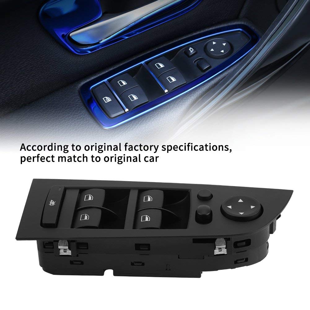 Aramox Universal Car Power Window Control Switch - Compatible with BMW E90 E91 318i 320i (2005-2012) - Electric Master Power Push Button for Smooth Window Operation - Perfect for Daily Commute & Road Trips