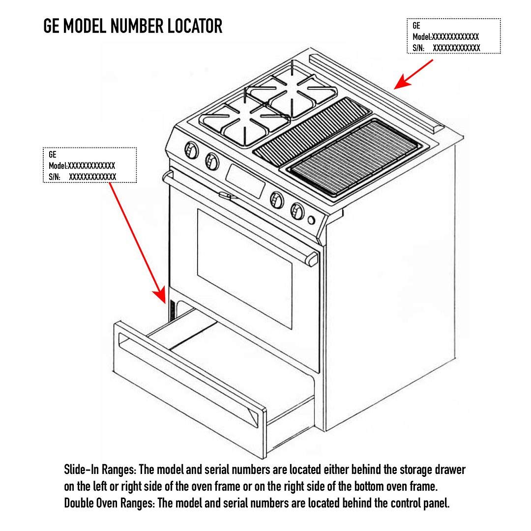 Premium Plus Stove Protectors for GE Gas Range Model JGBP88SEM1SS | Custom Cut & Easy to Clean Stove Liner | Made in USA | Perfect for Kitchen Safety & Countertop Protection