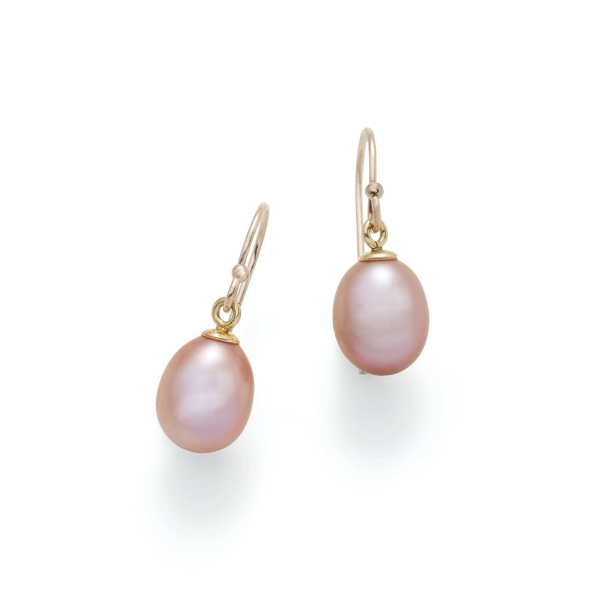 Elegant Petite Pink Pearl Drop Earrings for Women - Perfect for Weddings, Parties & Special Occasions