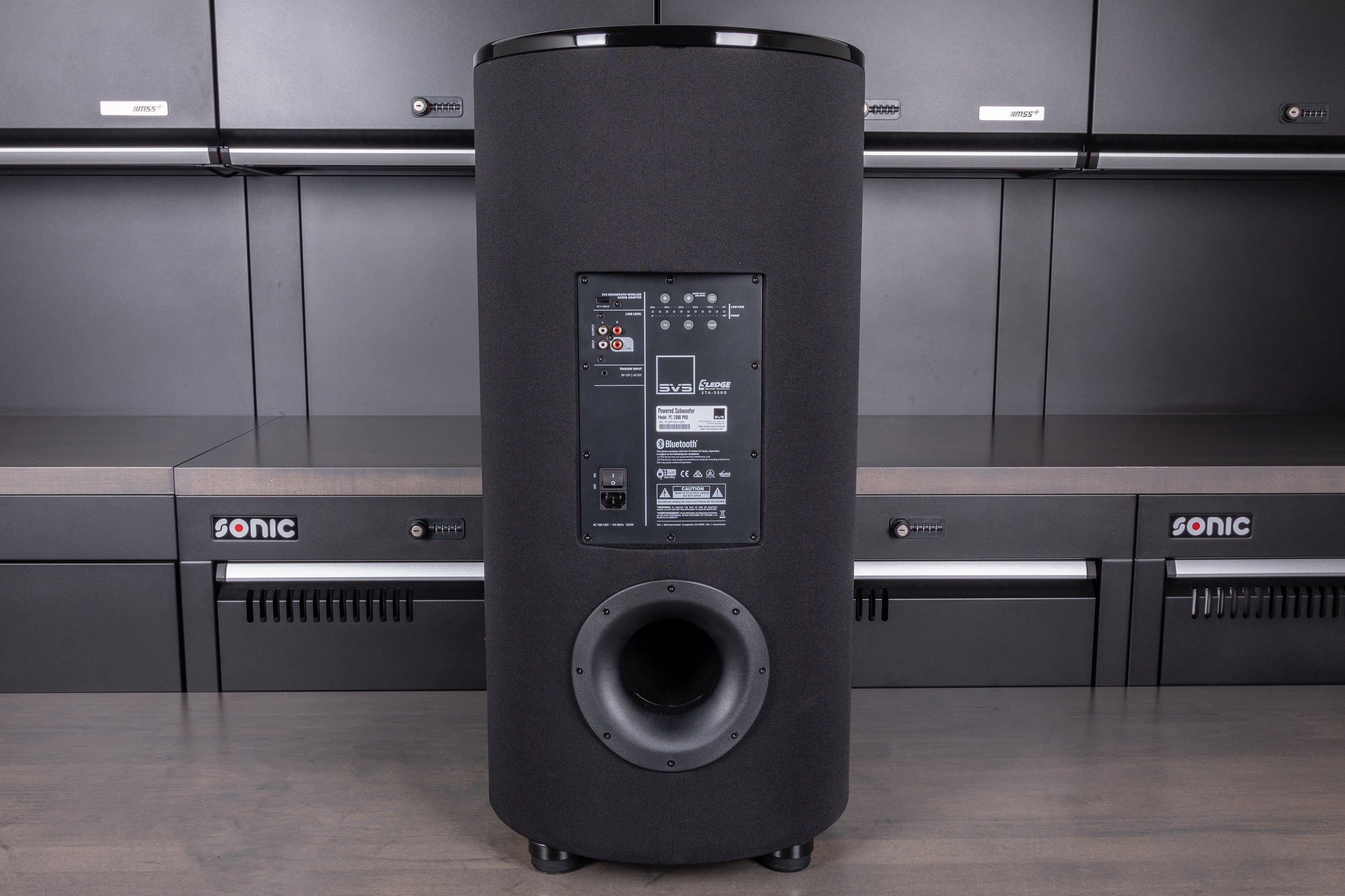 SVS PC Series Ported Cylinder Subwoofer - High Performance Home Theater & Music Bass Speaker for Immersive Audio Experience
