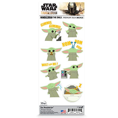 Official The Mandalorian The Child Premium Tech Decals - Controller Gear Licensed Accessories for Gaming PC, Laptop & Phone - Perfect for Star Wars Fans & Collectors (TDDSXXTDG-00MDC)