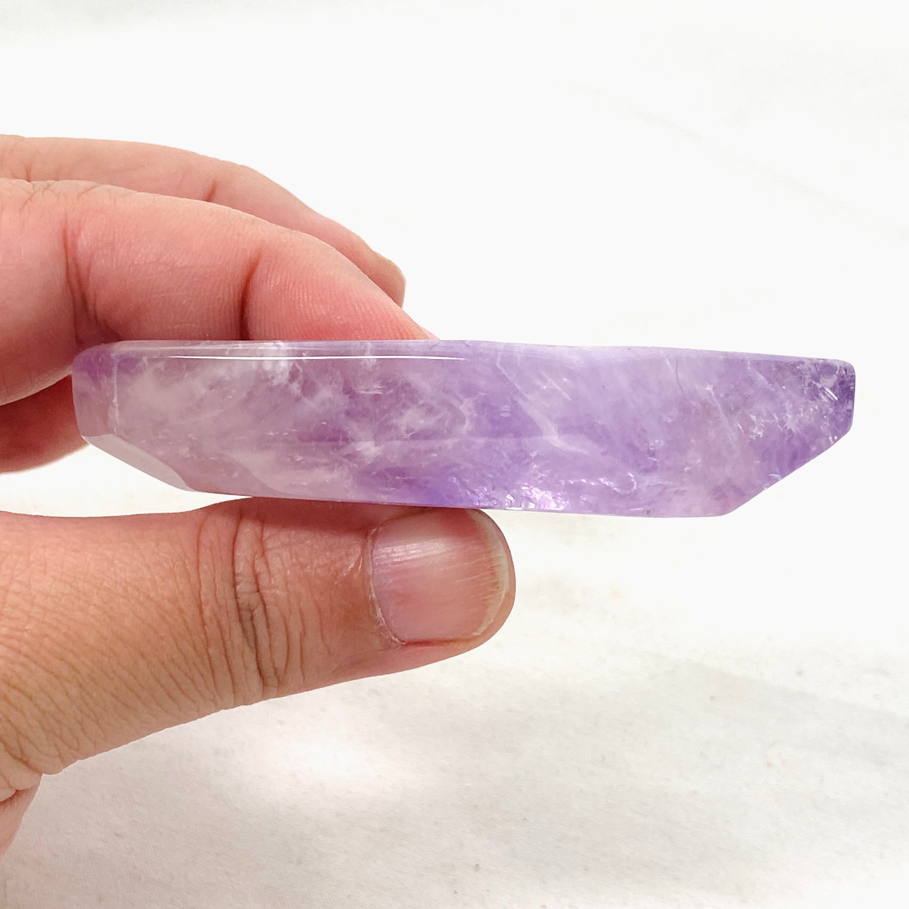 Amethyst Crystal Trinket Bowl - Handcrafted Decorative Jewelry Dish for Rings, Earrings & Small Accessories | Perfect for Vanity, Bathroom & Gift Giving