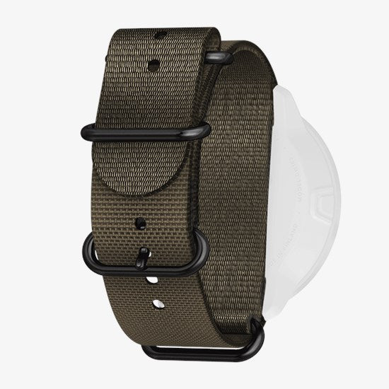 SUUNTO Q/R Textile Zulu Watch Band - Durable Nylon Strap for Outdoor & Adventure Activities - Perfect for Hiking, Running, and Military Use