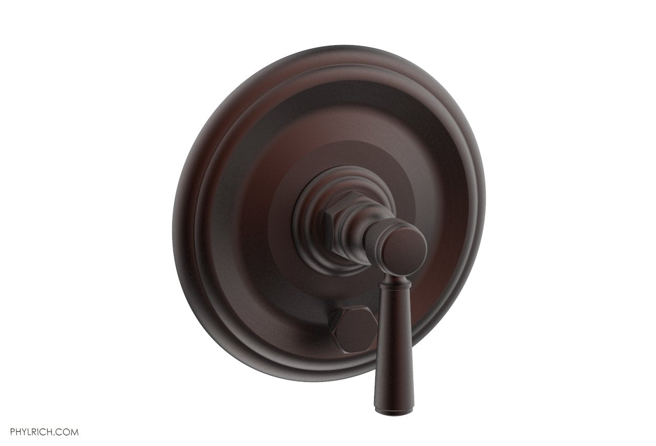 HEX TRADITIONAL Pressure Balance Shower Plate with Diverter and Handle Trim Set 4 096 - Chrome Finish Bathroom Fixture for Modern & Traditional Homes | Perfect for Master Bath, Guest Bath & Spa Renovations
