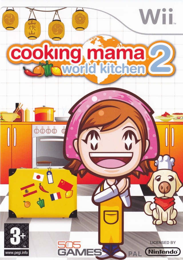 Cooking Mama: World Kitchen 2 - Fun Family Cooking Game for Nintendo Wii (PAL Version) | Interactive Virtual Chef Experience for Kids & Adults | Perfect for Parties & Family Game Nights