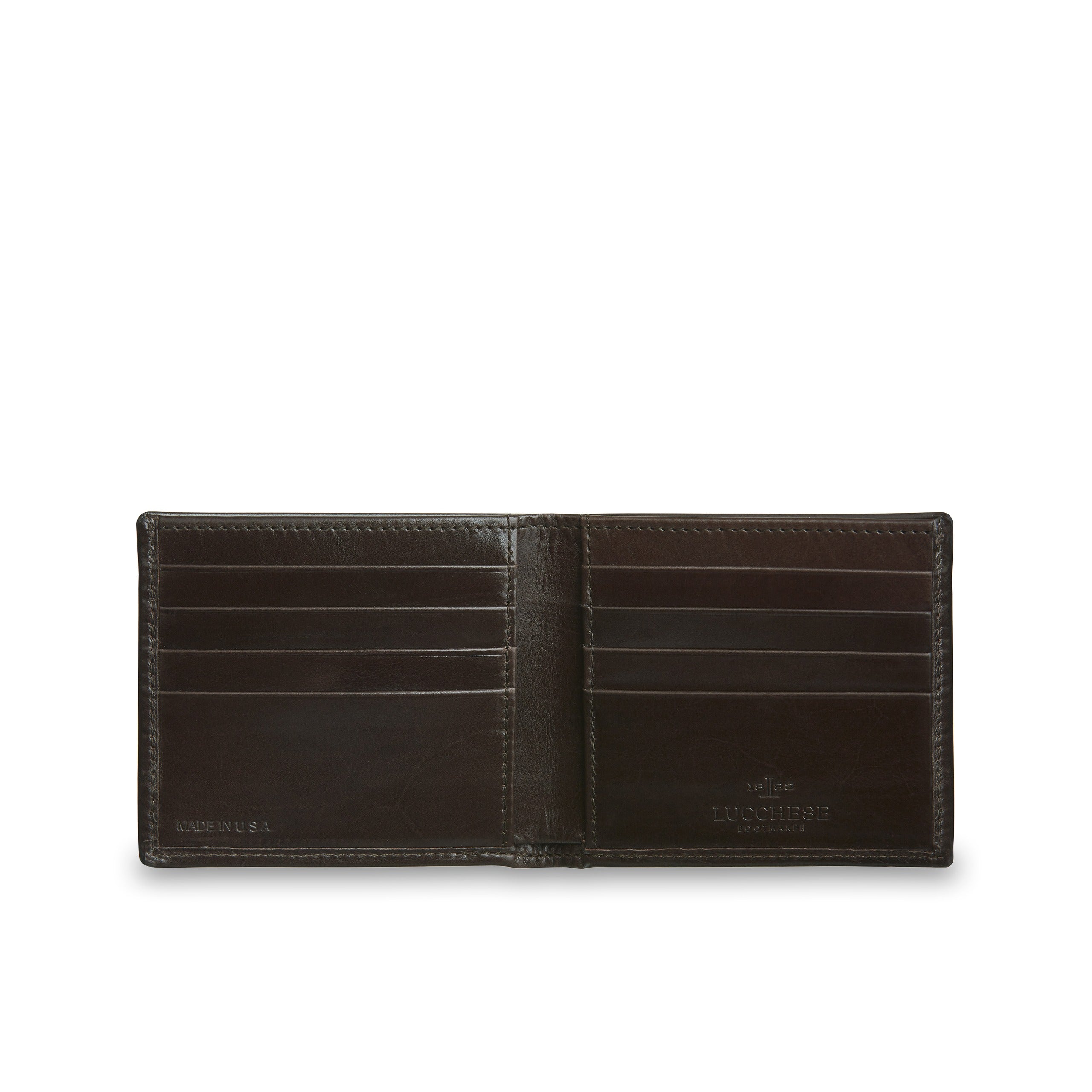 Premium Genuine Calfskin Hipster Wallet for Men - Slim RFID Blocking Leather Bifold Wallet (Brown) | Ideal for Everyday Carry, Travel & Minimalist Lifestyle