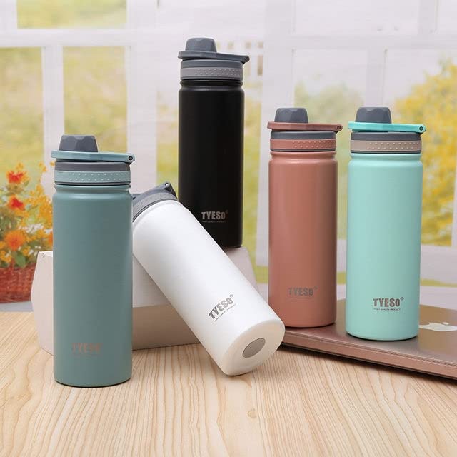 Stainless Steel Vacuum Insulated Water Bottle - Hot & Cold Thermo Flask for Travel, Office, School