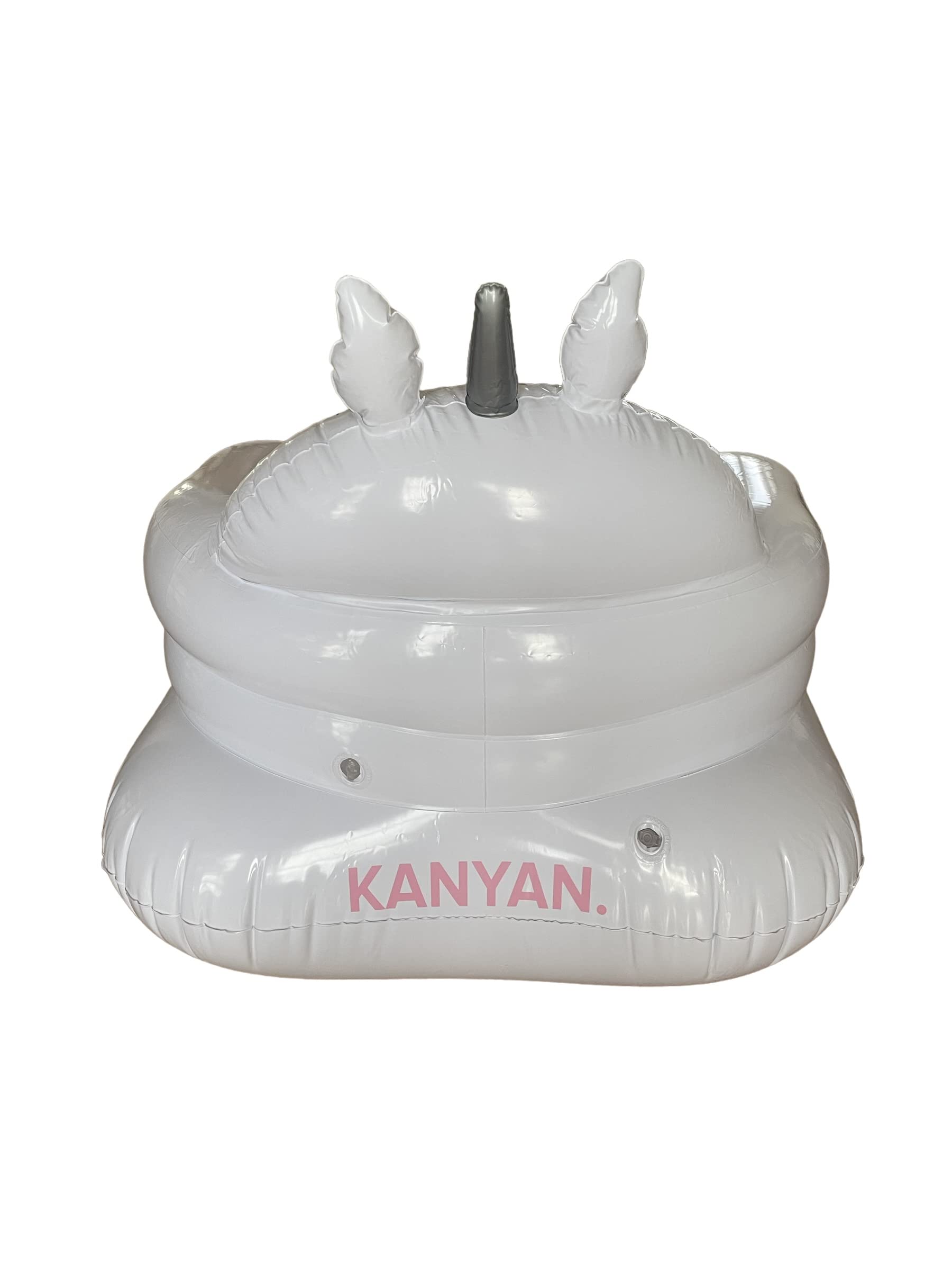 KANYAN Unicorn Chair for Kids - Soft Toddler Bean Bag Chair with Air Filling, Perfect for Girls' Room, Reading Nook, Playtime & Relaxation | Pink & Purple Fantasy Design