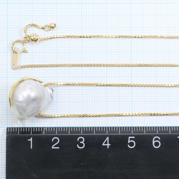 18K Yellow Gold Pearl Necklace for Women - Elegant Bridal Jewelry, Wedding Gift, Anniversary Present - Perfect for Formal Events & Special Occasions