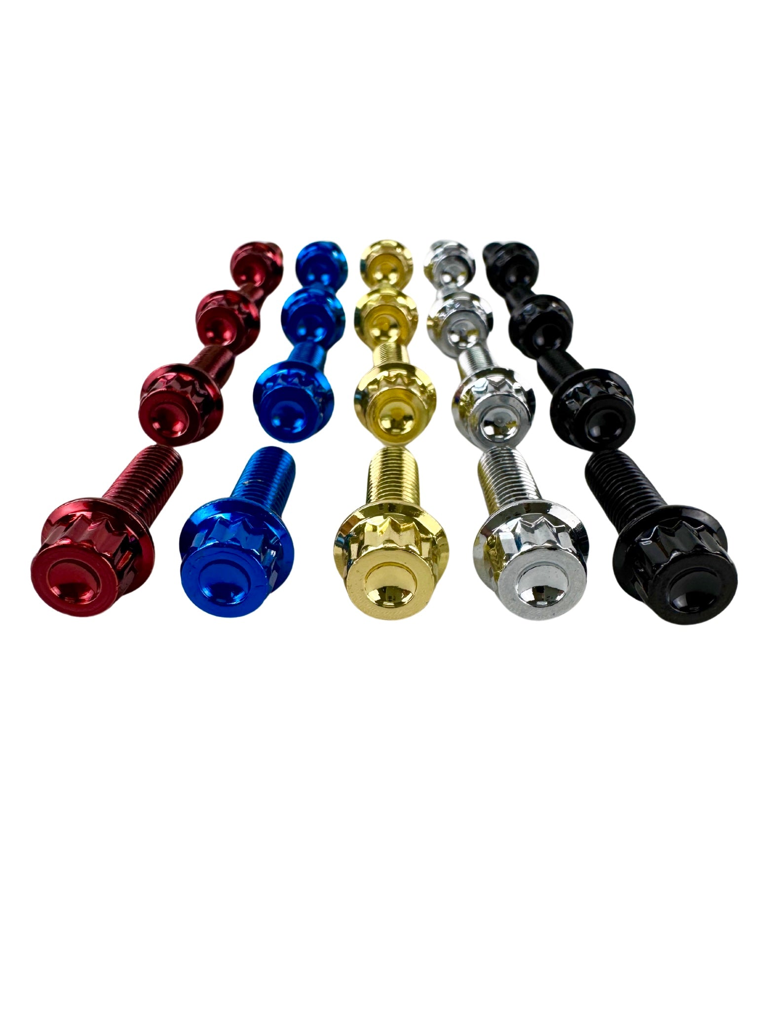 M8x1.25x25mm Wheel Bolts - High Strength Lug Bolts for Car, Truck & SUV Wheels - Perfect for Wheel Replacement, Tire Rotation & Automotive Repairs