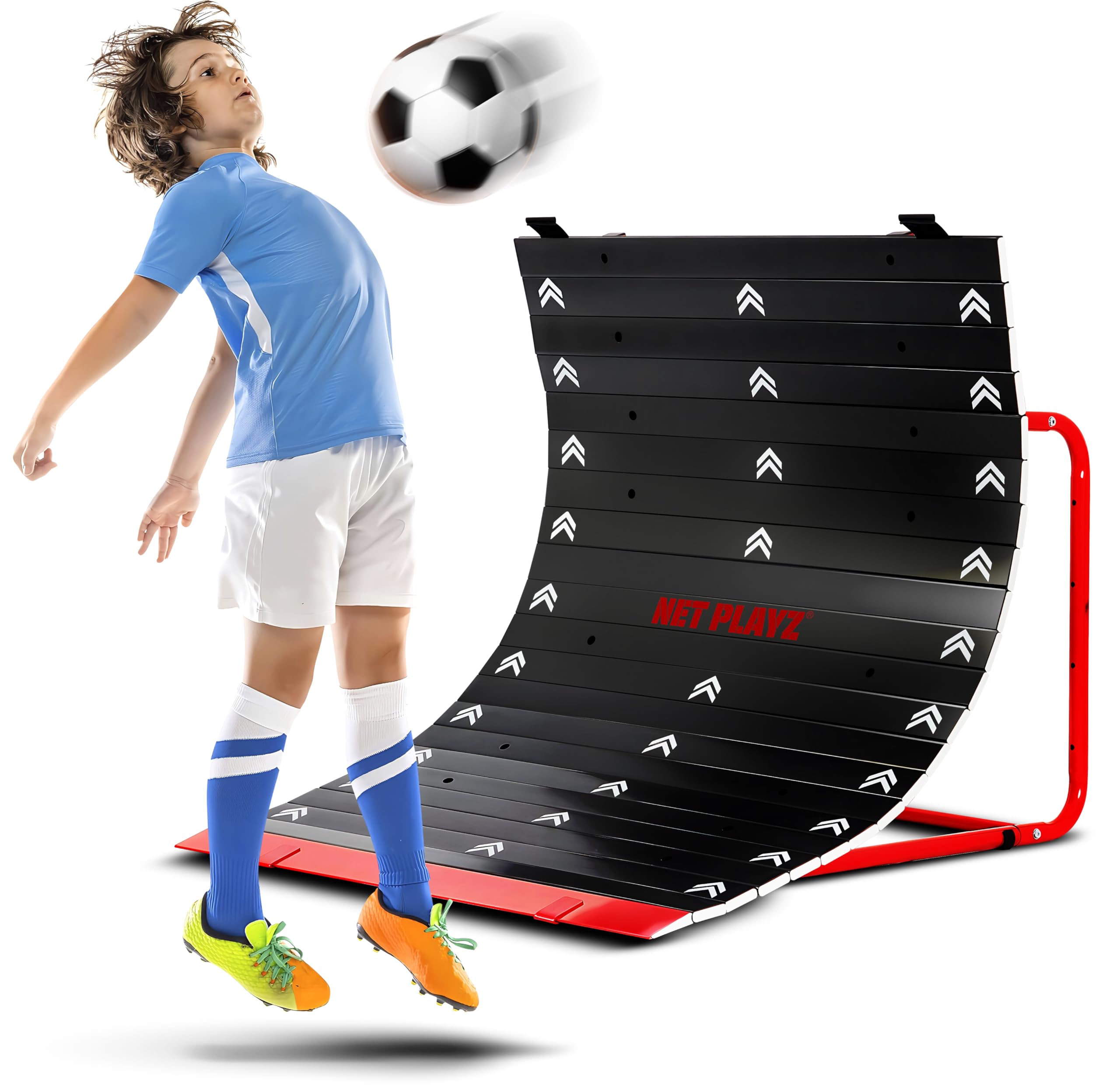 Premium Soccer Rebounder Net - Heavy Duty Football Training Equipment for Solo Practice | Perfect Training Aid for Backyard Drills, Goalkeeper Practice & Youth Soccer Gifts