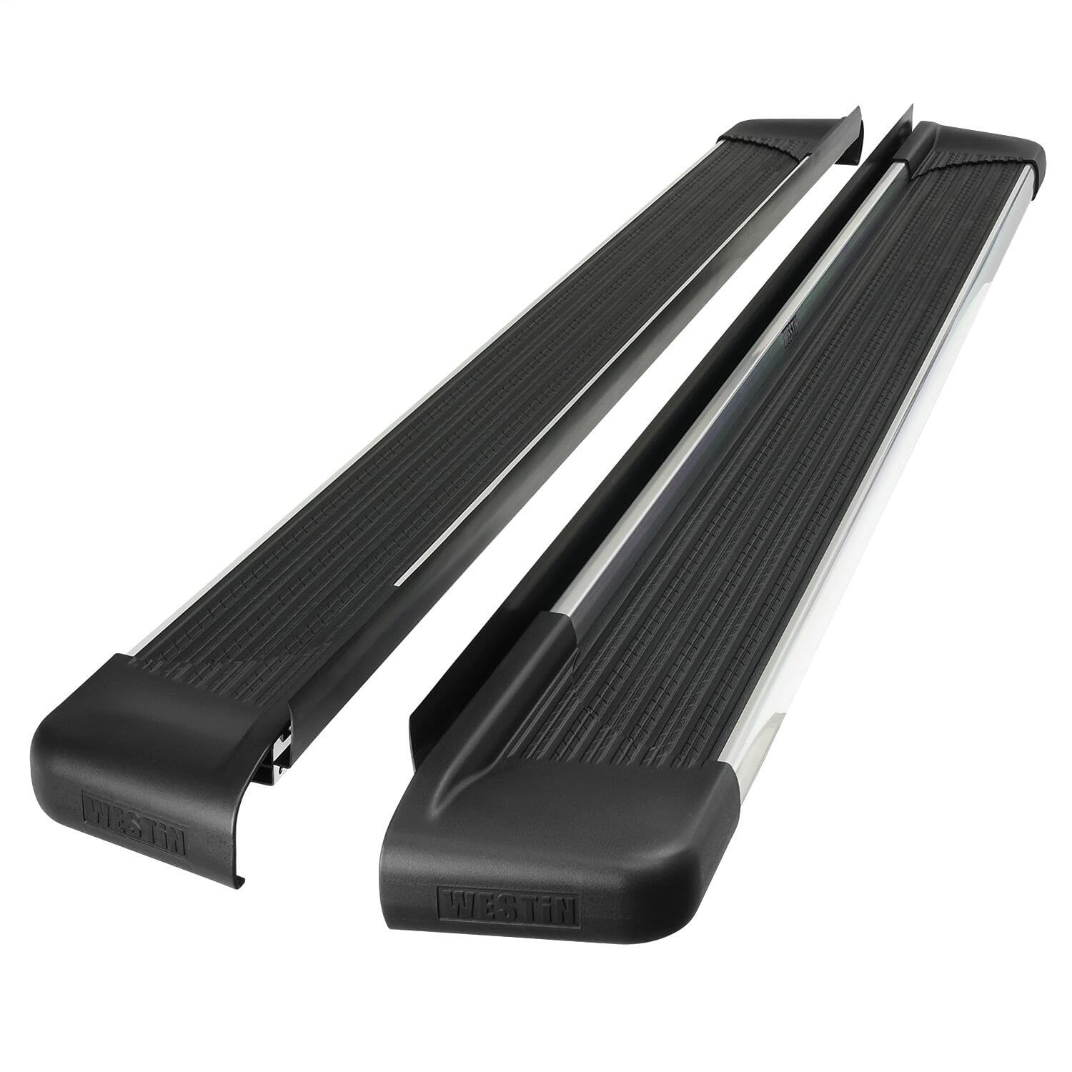 Westin 27-64760 SG6 Aluminum Running Boards - Polished Pair (83 Inch) for Trucks & SUVs | Durable Step Bars for Easy Access & Off-Road Protection