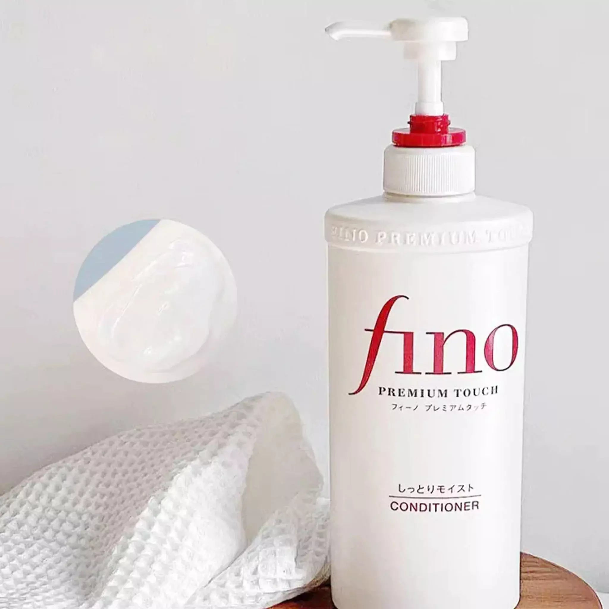 Fino Premium Touch Hair Conditioner 550ml - Repairing Damaged Hair for Smooth & Shiny Locks - Perfect for Daily Use & Salon Treatments