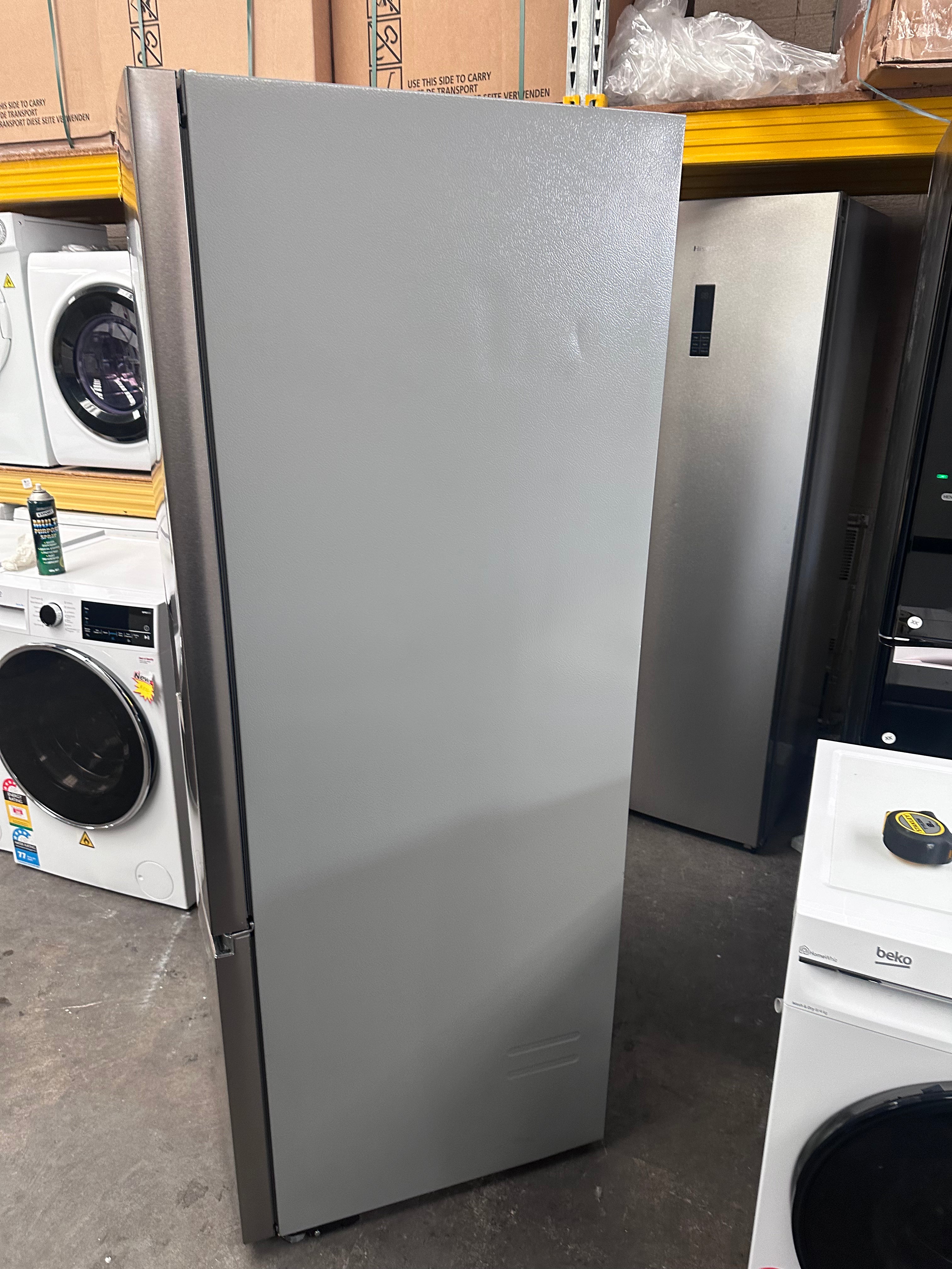 Haier 489L French Door Refrigerator with Water Dispenser - Frost Free, Energy Efficient, Stainless Steel Look [Factory Second] - Perfect for Large Families & Open Kitchen Designs