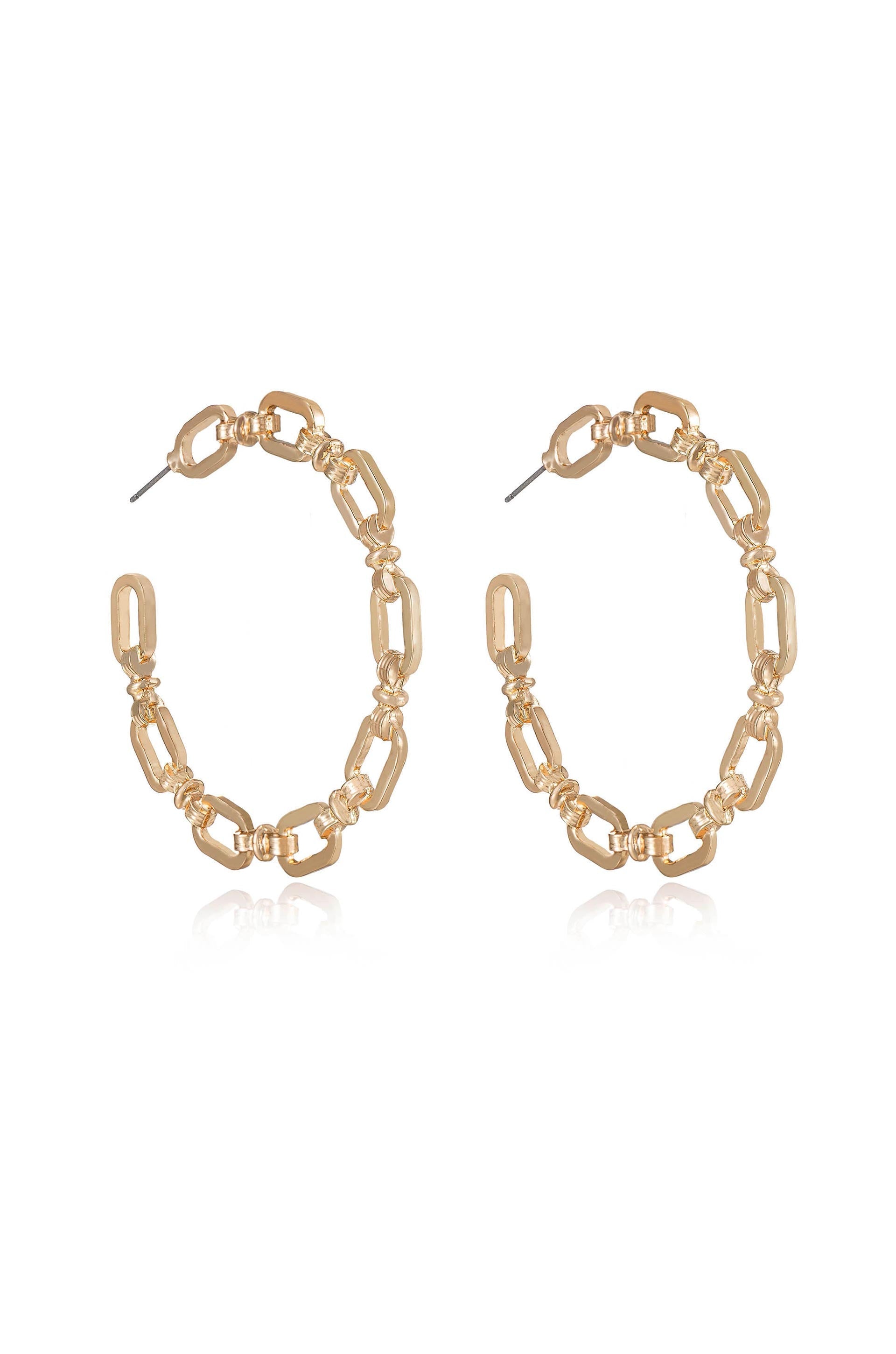 Geometric Hoop Earrings for Women - Trendy Gold & Silver Fashion Jewelry - Perfect for Parties, Work & Everyday Wear