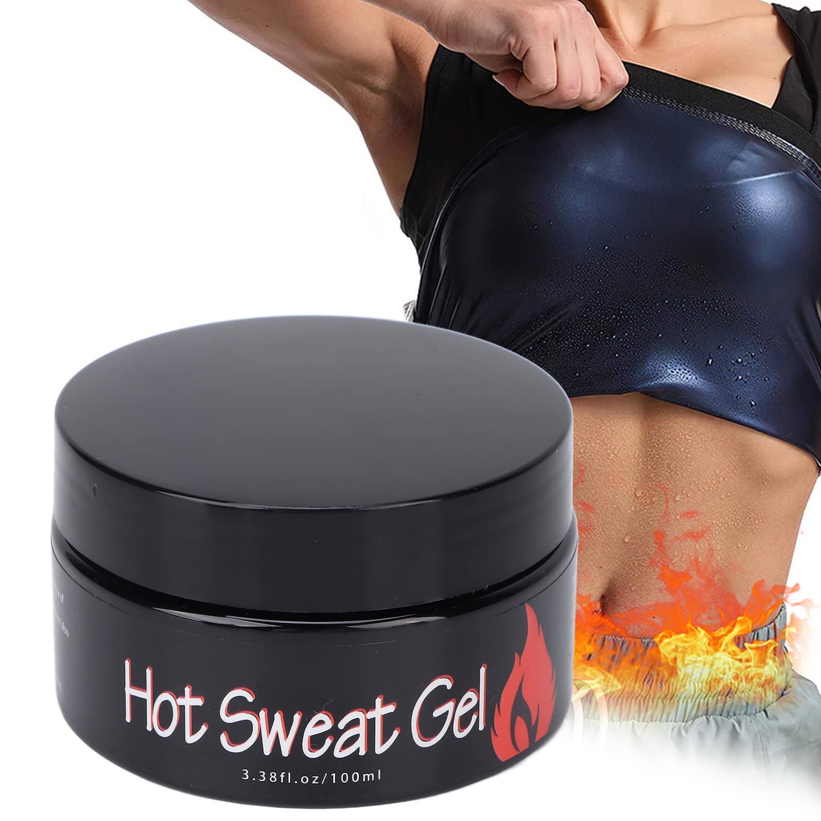 Hot Sweat Cream - 100ml Body Sculpting & Cellulite Reduction Cream for Weight Loss, Fat Burning & Slimming - Targets Abdomen, Legs, Buttocks & Arms - Ideal for Workouts, Post-Exercise Recovery & Body Contouring