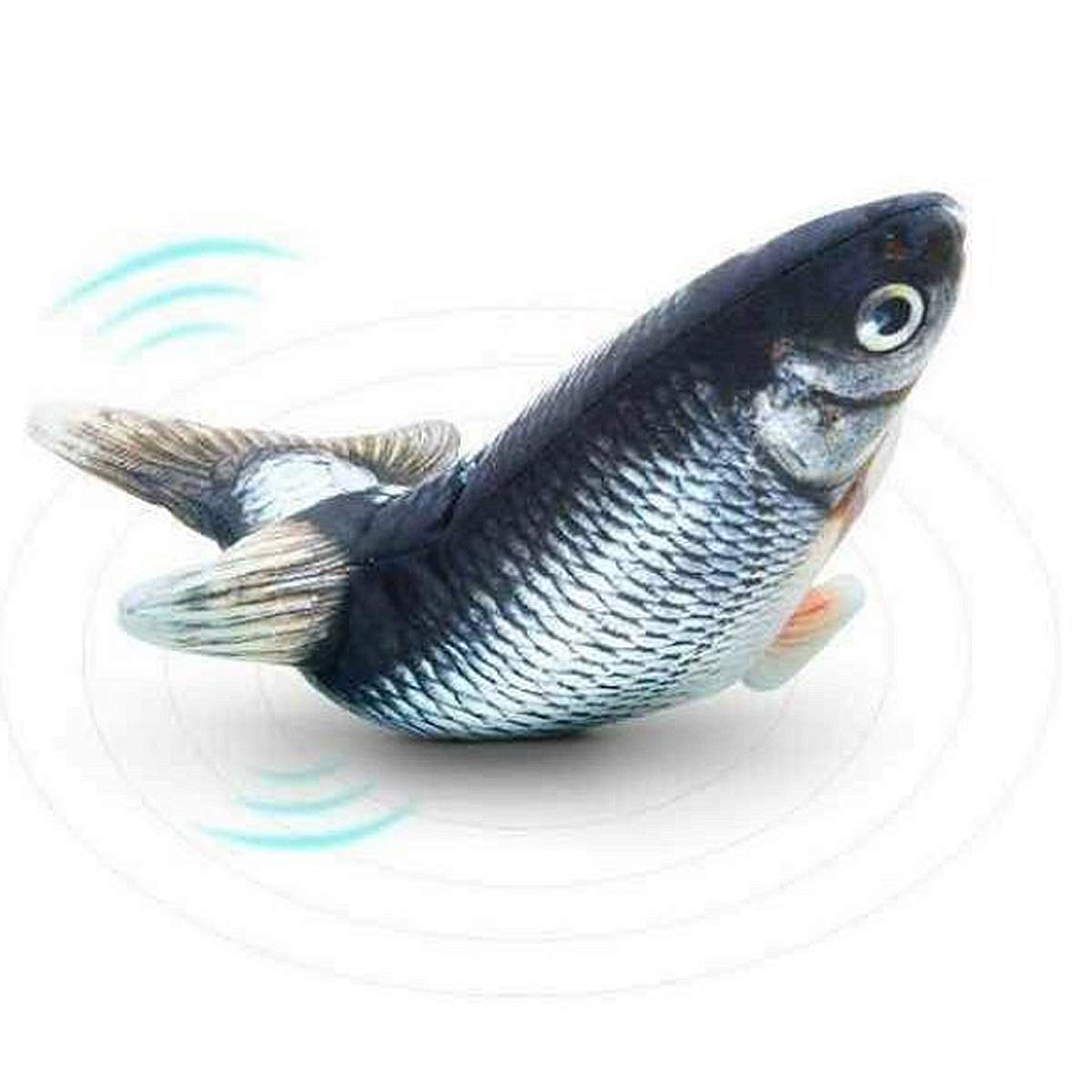 Interactive Electric Moving Fish Plush Toy - Realistic Swimming Motion for Kids & Pets - Fun Bath, Pool, and Playtime Companion