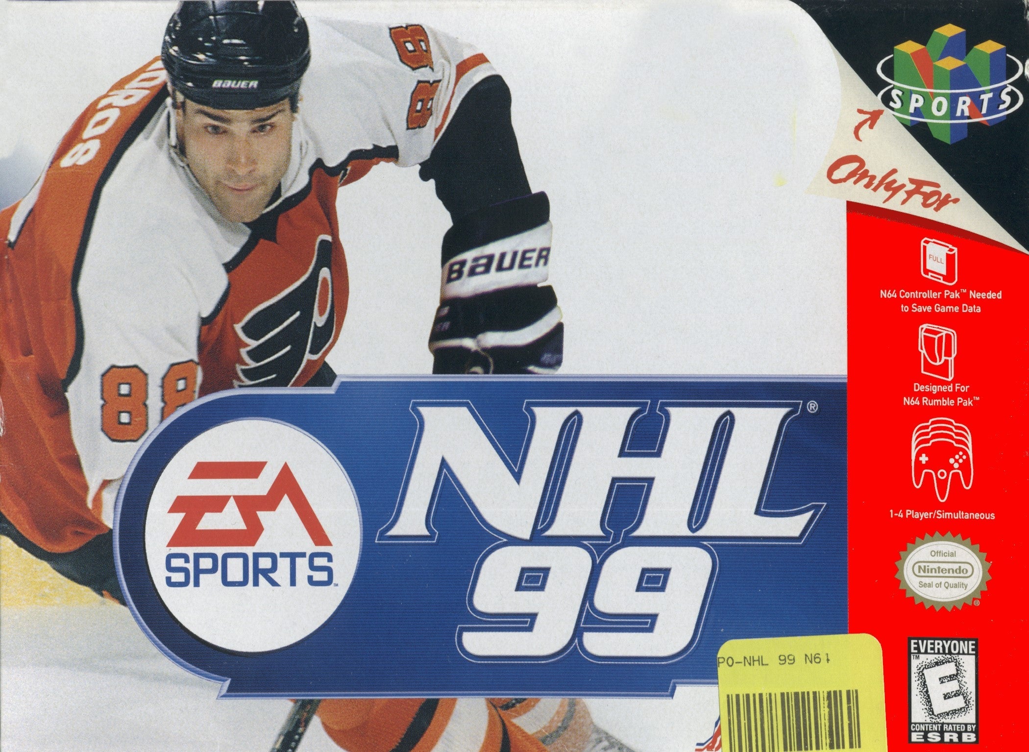 Used NHL 99 N64 Video Game Cartridge - Classic Hockey Sports Game for Nintendo 64 Console - Perfect for Retro Gaming Collectors & Hockey Fans