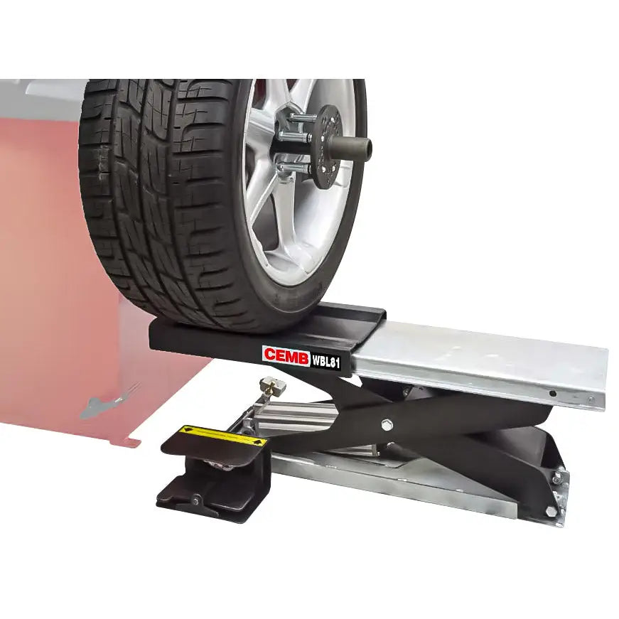 Cemb WBL85 Wheel Balancer Lift - Professional Wheel Alignment & Balancing Machine for Auto Repair Shops, Tire Stores & Garages - Perfect for Car, Truck & Motorcycle Maintenance